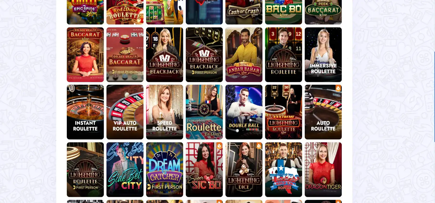 Игровые автоматы Вулкан Рич на экране